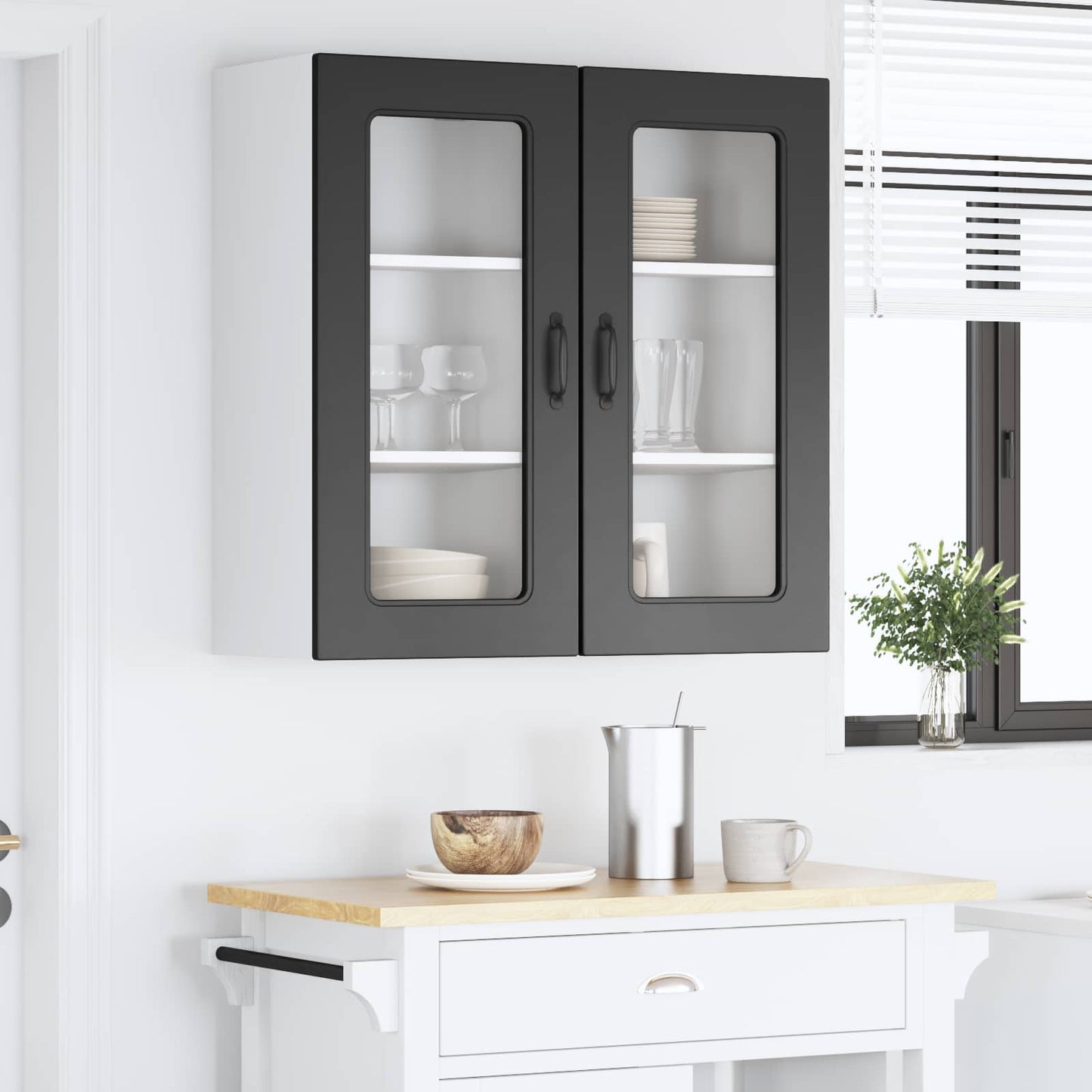 Dishwasher Panel Kalmar 2 pcs Black 40 x 31 x 80 cm