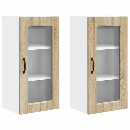 Dishwasher Panel Kalmar 2 pcs Sonoma Oak 40 x 31 x 80 cm