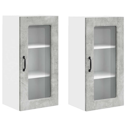 Dishwasher Panel Kalmar 2 pcs Concrete Grey 40 x 31 x 80 cm