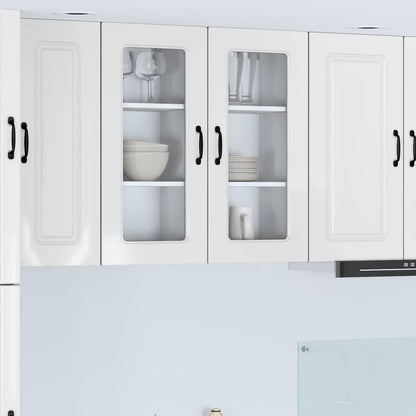 Dishwasher Panel Kalmar High Gloss White 40 x 31 x 80 cm
