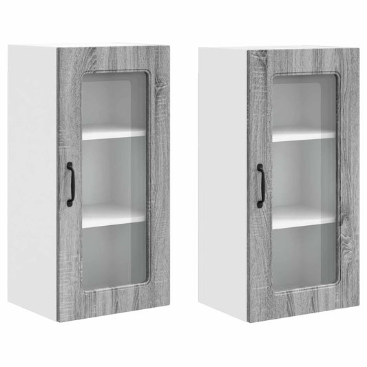 Dishwasher Panel Kalmar 2 pcs Grey Sonoma Engineered Wood