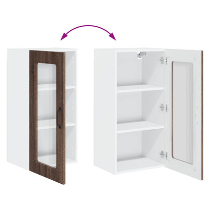 Dishwasher Panel Kalmar Brown Oak 40 x 31 x 80 cm