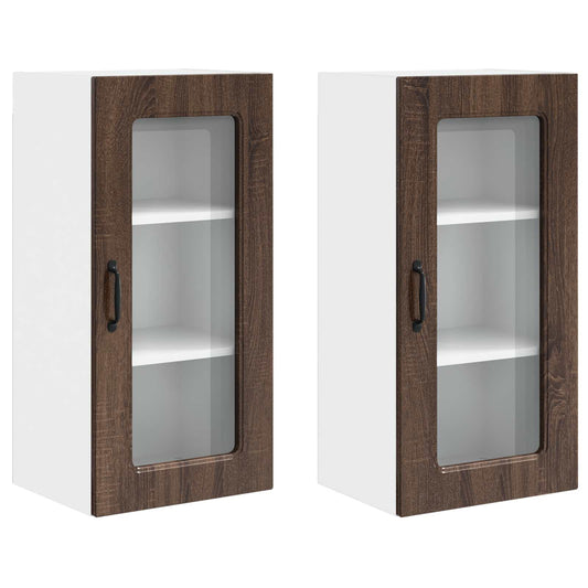 Dishwasher Panel Kalmar 2 pcs Brown Oak Engineered Wood