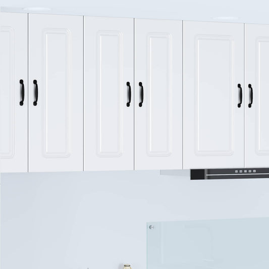 Dishwasher Panel Kalmar 2 pcs White Engineered Wood
