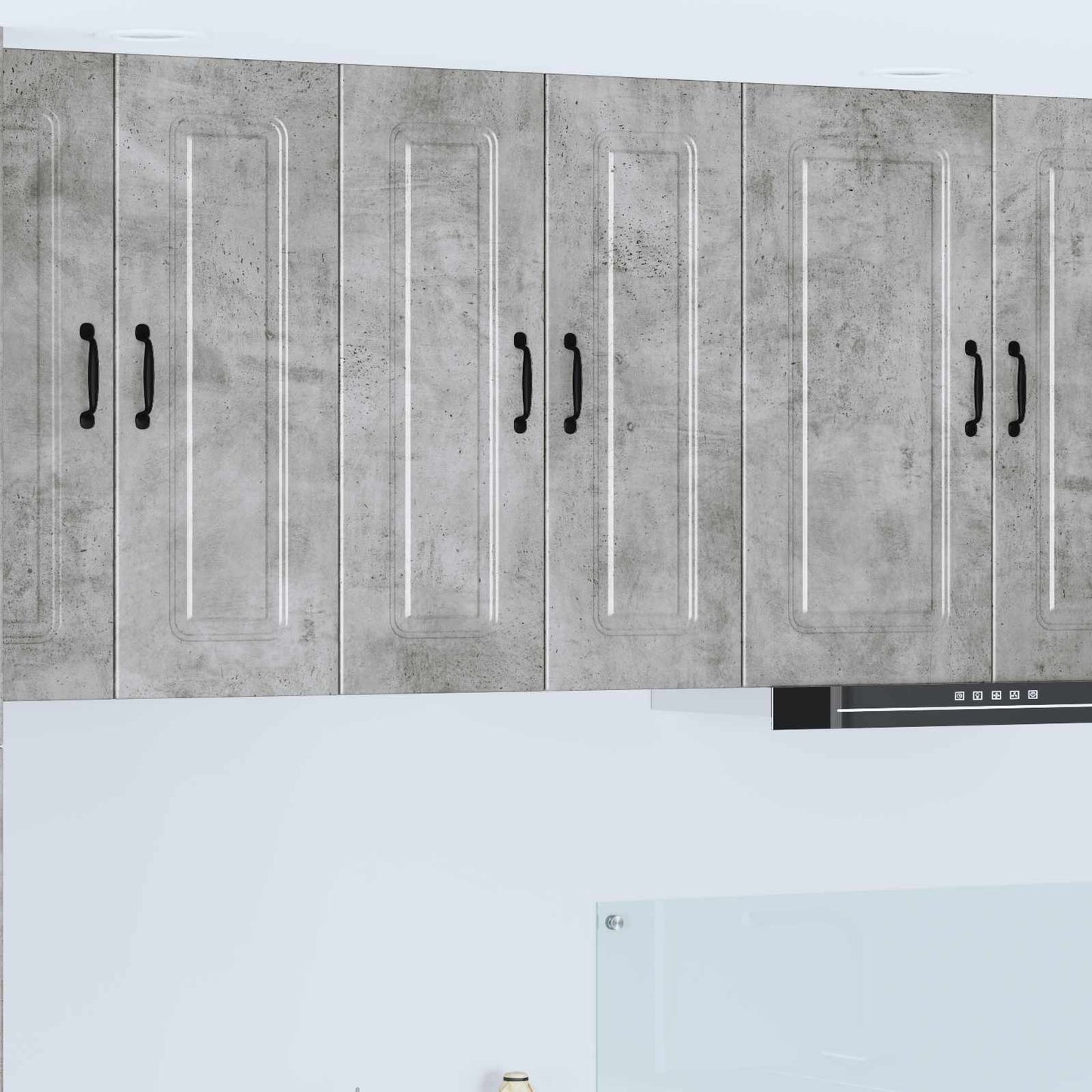 Dishwasher Panel Kalmar 2 pcs Concrete Grey 30 x 31 x 80 cm