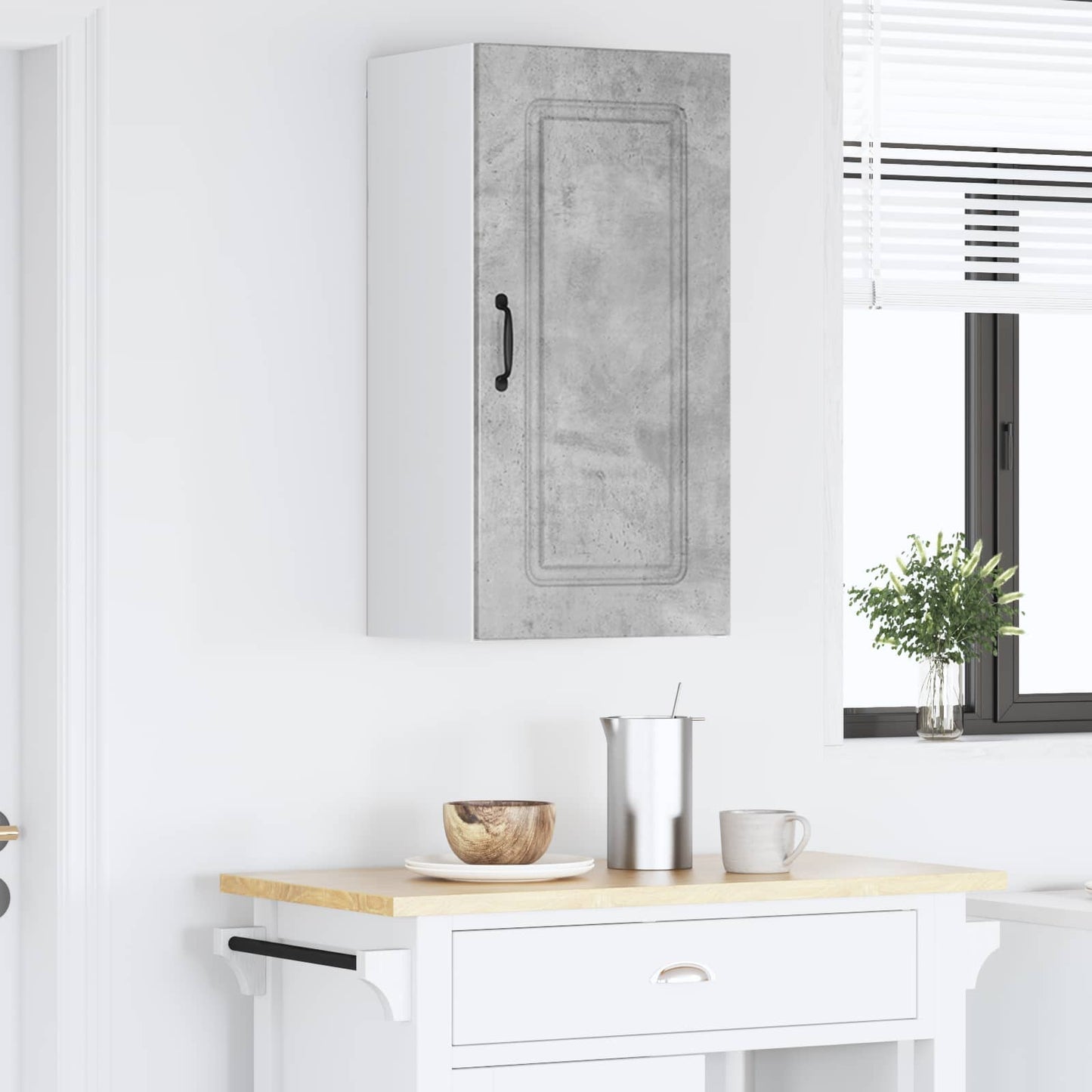 Dishwasher Panel Kalmar Concrete Grey 40 x 31 x 80 cm