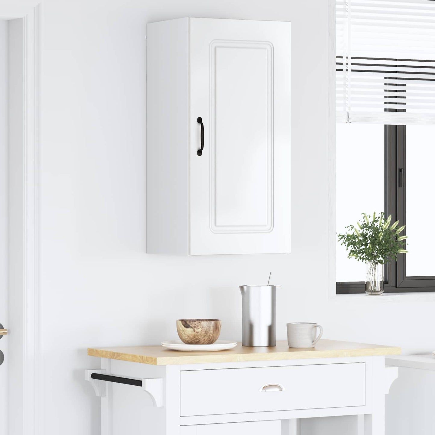 Dishwasher Panel Kalmar High Gloss White 40 x 31 x 80 cm