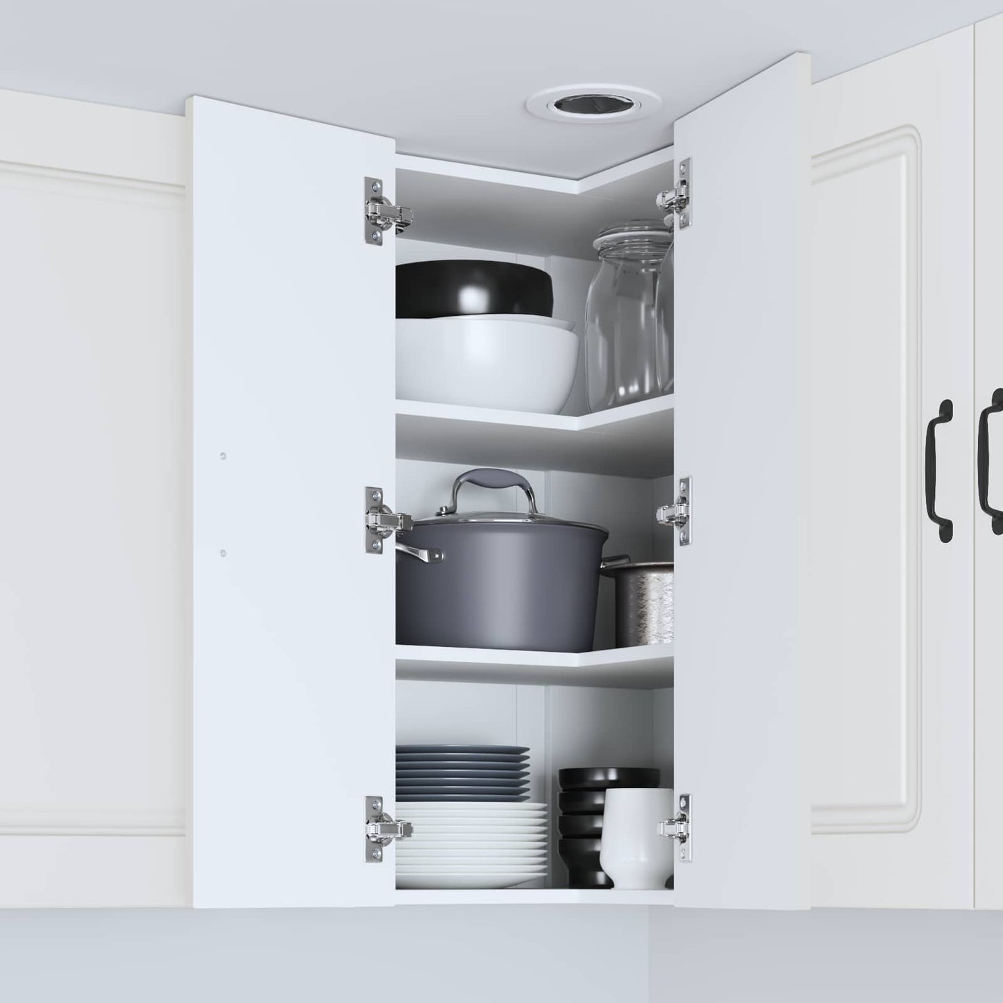 Dishwasher Panel Kalmar White 57 x 57 x 80 cm Engineered Wood