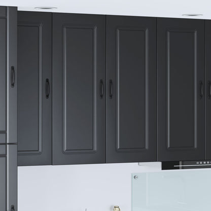 Dishwasher Panel Kalmar Black 80 x 31 x 100 cm Engineered Wood