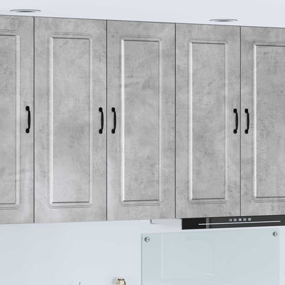 Dishwasher Panel Kalmar Concrete Grey 80 x 31 x 100 cm
