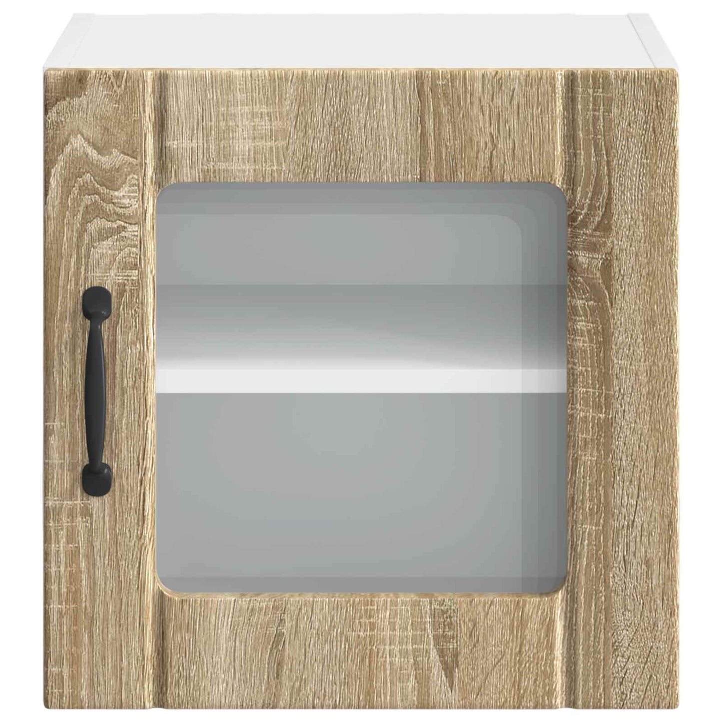 Wall Glass Cabinet LUCCA 2 pcs Sonoma Oak 40 x 31 x 40 cm