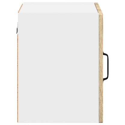 Wall Glass Cabinet LUCCA 2 pcs Sonoma Oak 40 x 31 x 40 cm