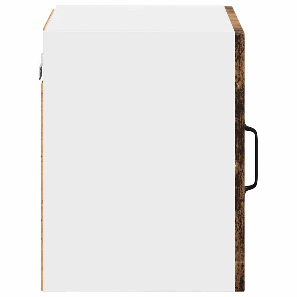Wall Glass Cabinet LUCCA Old Wood 40 x 31 x 40 cm