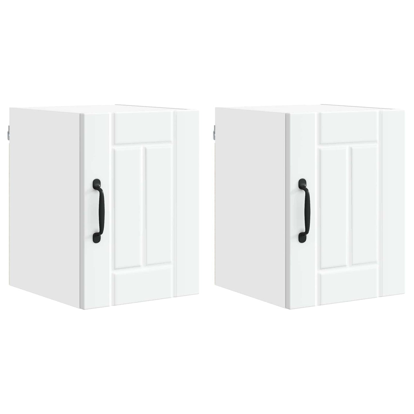 Wall Cabinet LUCCA 2 pcs White 30 x 31 x 40 cm Engineered Wood