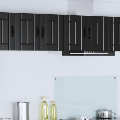 Wall Cabinet LUCCA Black 30 x 31 x 40 cm Engineered Wood