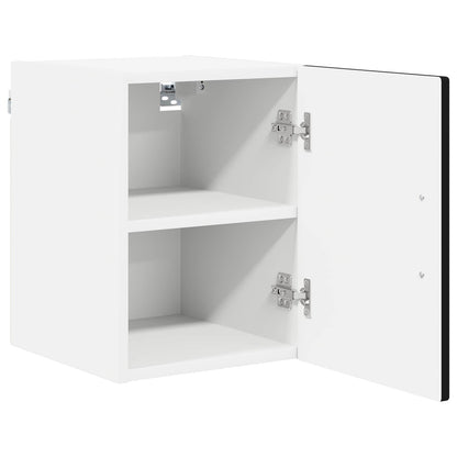 Wall Cabinet LUCCA Black 30 x 31 x 40 cm Engineered Wood