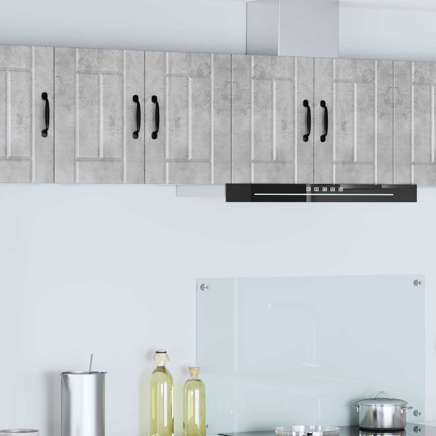 Wall Cabinet LUCCA 2 pcs Concrete Grey 30 x 31 x 40 cm