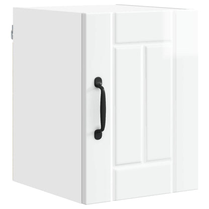 Wall Cabinet LUCCA 2 pcs High Gloss White 30 x 31 x 40 cm