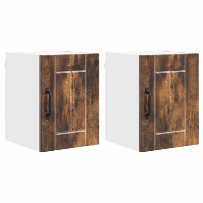 Wall Cabinet LUCCA 2 pcs Smoked Oak 30 x 31 x 40 cm
