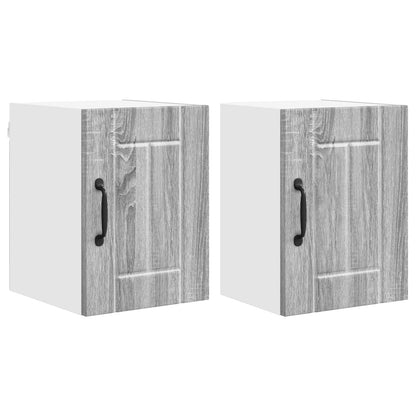 Wall Cabinet LUCCA 2 pcs Grey Sonoma 30 x 31 x 40 cm