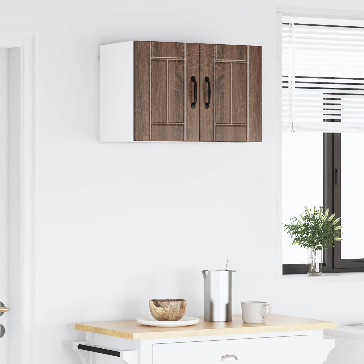Wall Cabinet LUCCA 2 pcs Brown Oak 30 x 31 x 40 cm