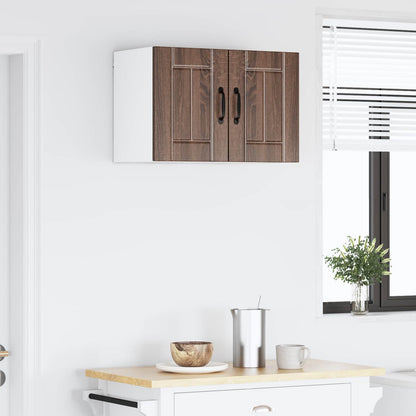 Wall Cabinet LUCCA 2 pcs Brown Oak 30 x 31 x 40 cm