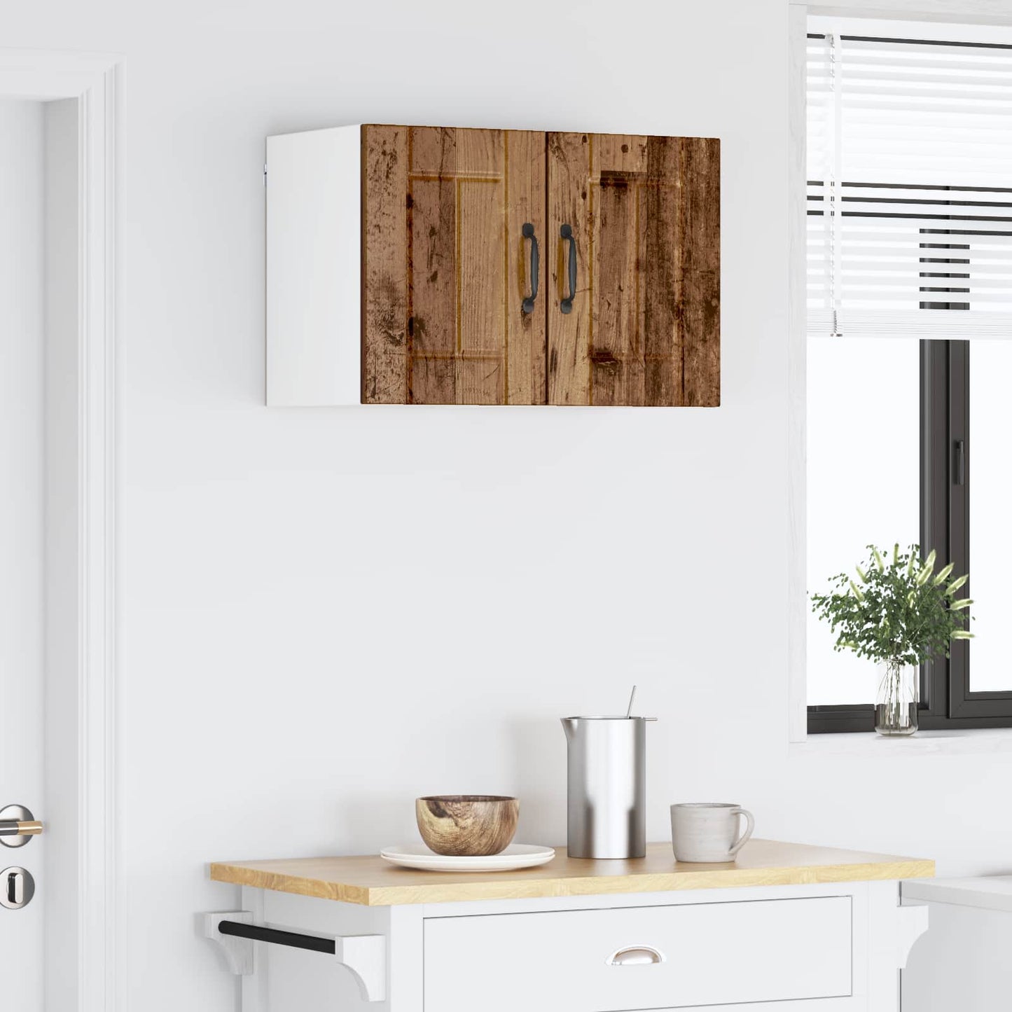 Wall Cabinet LUCCA 2 pcs Old Wood 30 x 31 x 40 cm