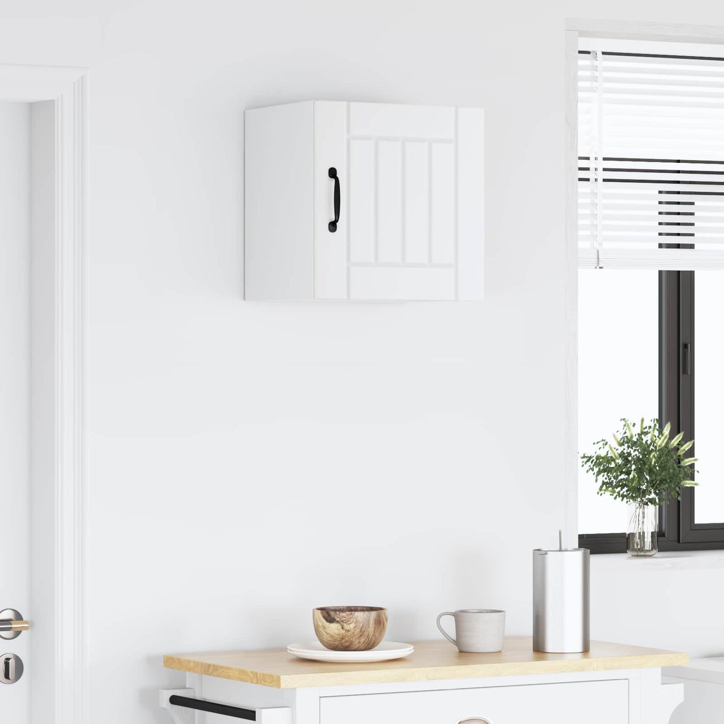 Wall Cabinet LUCCA White 40 x 31 x 40 cm Engineered Wood