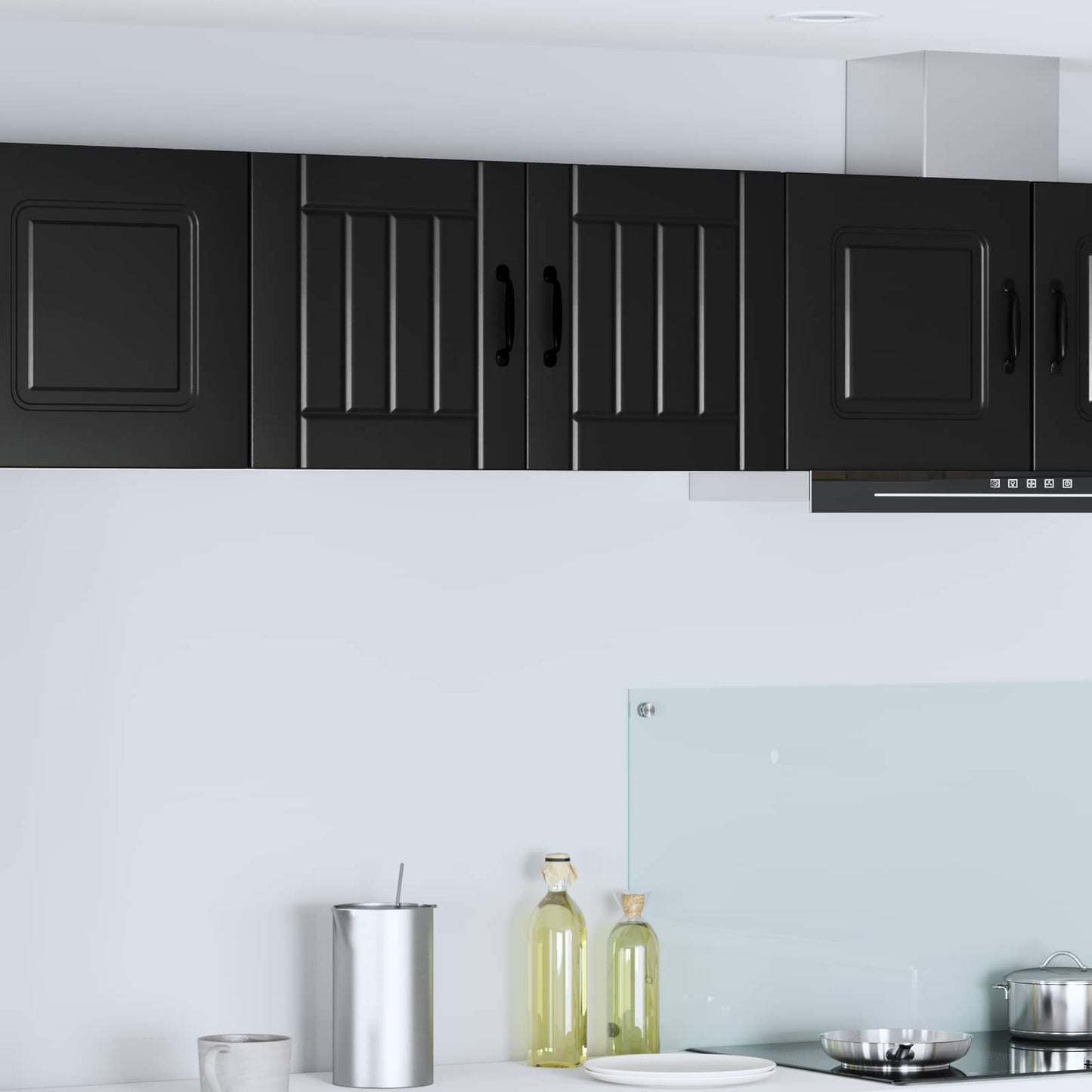 Wall Cabinet LUCCA Black 40 x 31 x 40 cm Engineered Wood