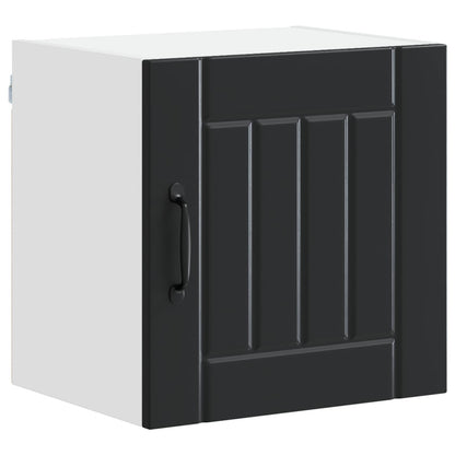 Wall Cabinet LUCCA Black 40 x 31 x 40 cm Engineered Wood