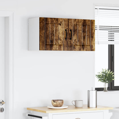 Wall Cabinet LUCCA 2 pcs Smoked Oak 40 x 31 x 40 cm