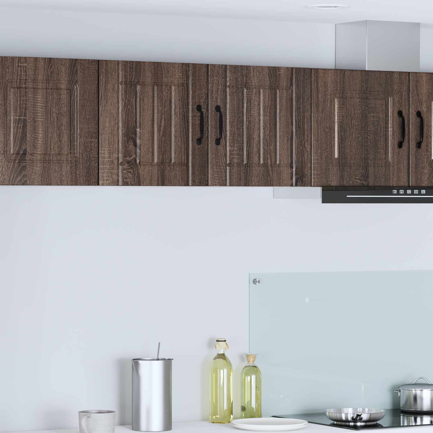 Wall Cabinet LUCCA 2 pcs Brown Oak 40 x 31 x 40 cm
