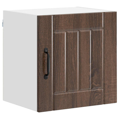 Wall Cabinet LUCCA 2 pcs Brown Oak 40 x 31 x 40 cm