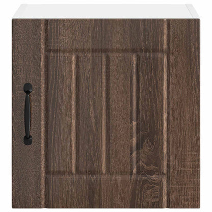 Wall Cabinet LUCCA 2 pcs Brown Oak 40 x 31 x 40 cm