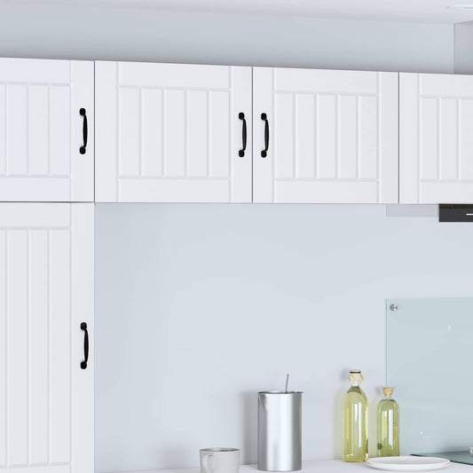 Wall Cabinet LUCCA 2 pcs White Engineered Wood