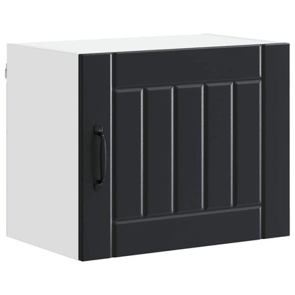 Wall Cabinet LUCCA Black 50 x 31 x 40 cm Engineered Wood