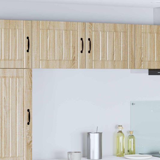 Wall Cabinet LUCCA 2 pcs Sonoma Oak Engineered Wood
