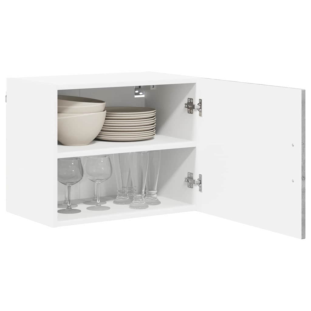 Wall Cabinet LUCCA 2 pcs Concrete Grey 50 x 31 x 40 cm