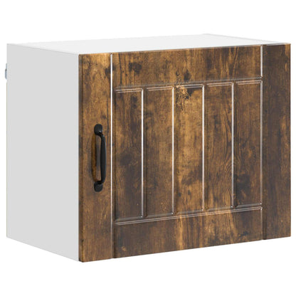 Wall Cabinet LUCCA Smoked Oak 50 x 31 x 40 cm Engineered Wood