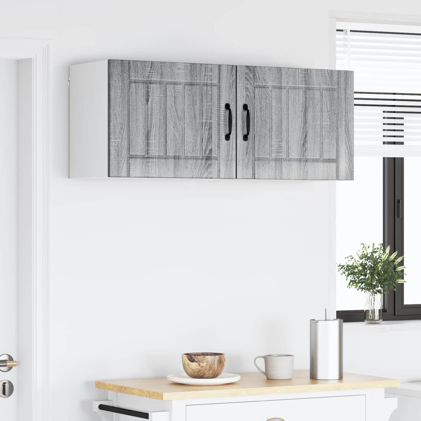Wall Cabinet LUCCA 2 pcs Grey Sonoma 50 x 31 x 40 cm