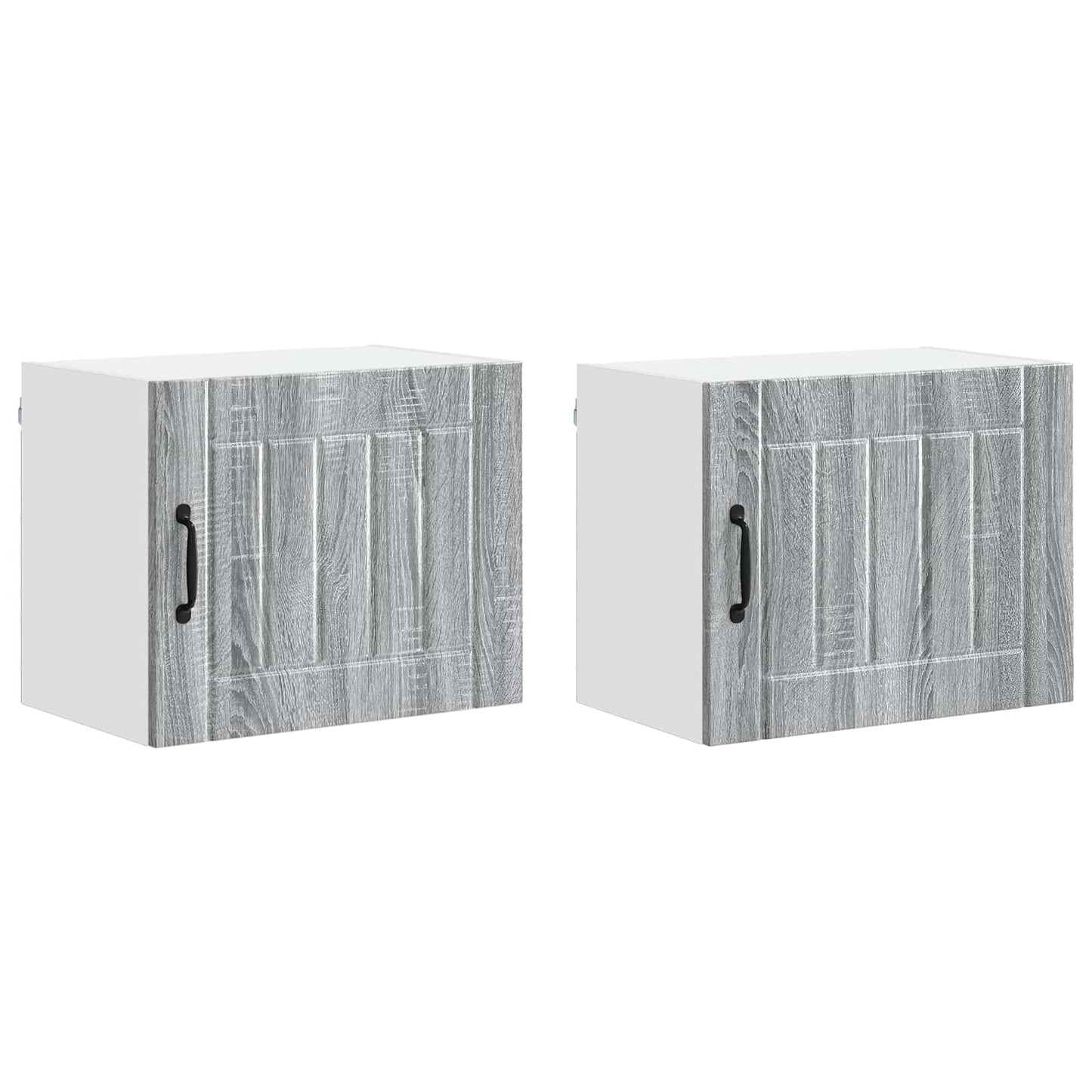Wall Cabinet LUCCA 2 pcs Grey Sonoma 50 x 31 x 40 cm