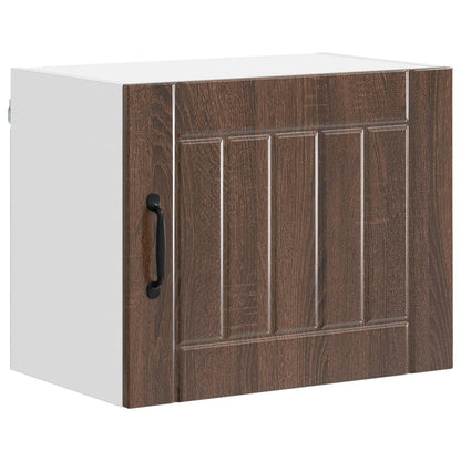 Wall Cabinet LUCCA Brown Oak 50 x 31 x 40 cm Engineered Wood
