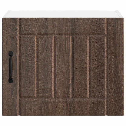Wall Cabinet LUCCA 2 pcs Brown Oak 50 x 31 x 40 cm