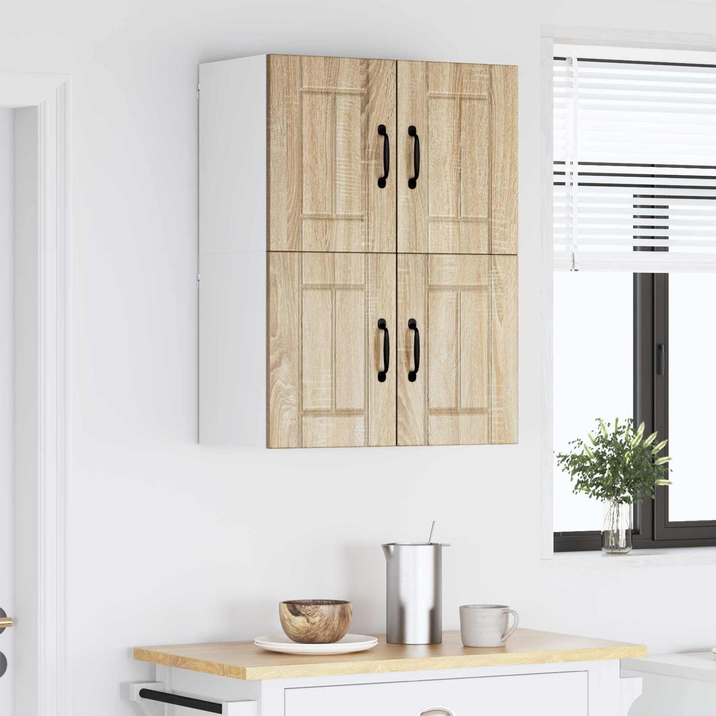 Wall Cabinet LUCCA 2 pcs Sonoma Oak 60 x 31 x 40 cm