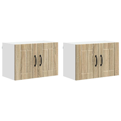 Wall Cabinet LUCCA 2 pcs Sonoma Oak 60 x 31 x 40 cm