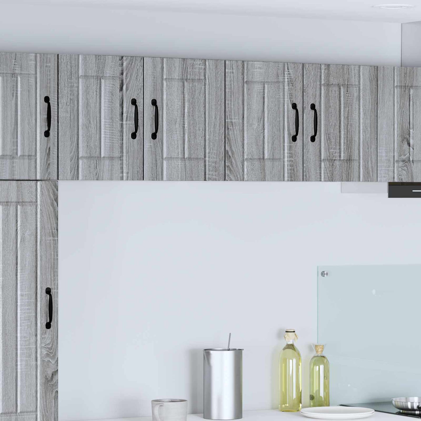 Wall Cabinet LUCCA Grey Sonoma 60 x 31 x 40 cm Engineered Wood