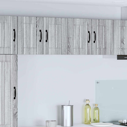 Wall Cabinet LUCCA 2 pcs Grey Sonoma 60 x 31 x 40 cm