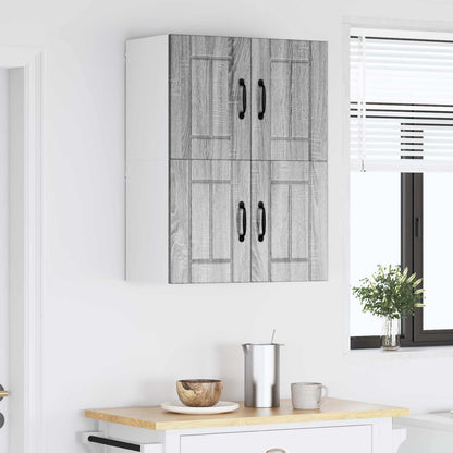 Wall Cabinet LUCCA 2 pcs Grey Sonoma 60 x 31 x 40 cm