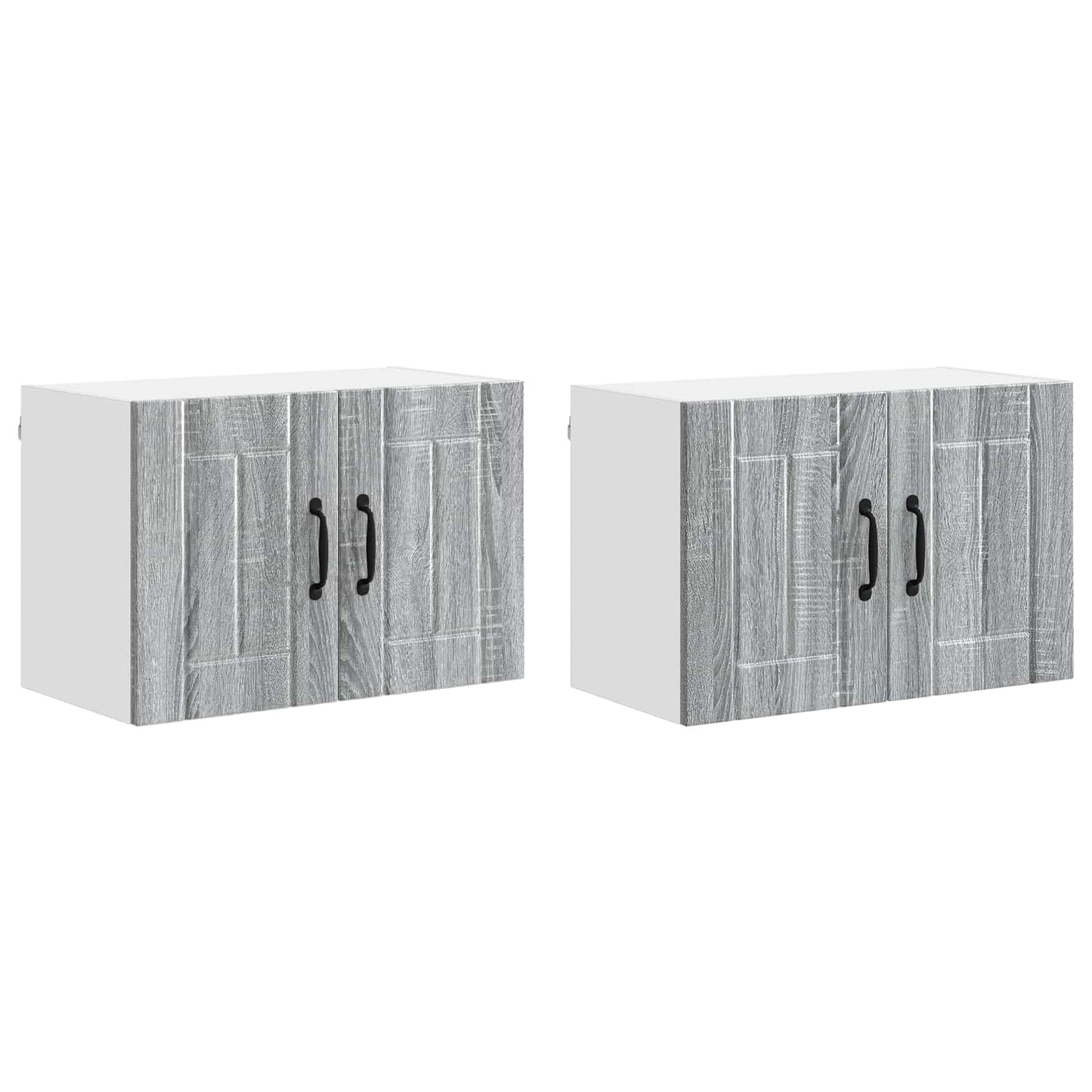 Wall Cabinet LUCCA 2 pcs Grey Sonoma 60 x 31 x 40 cm