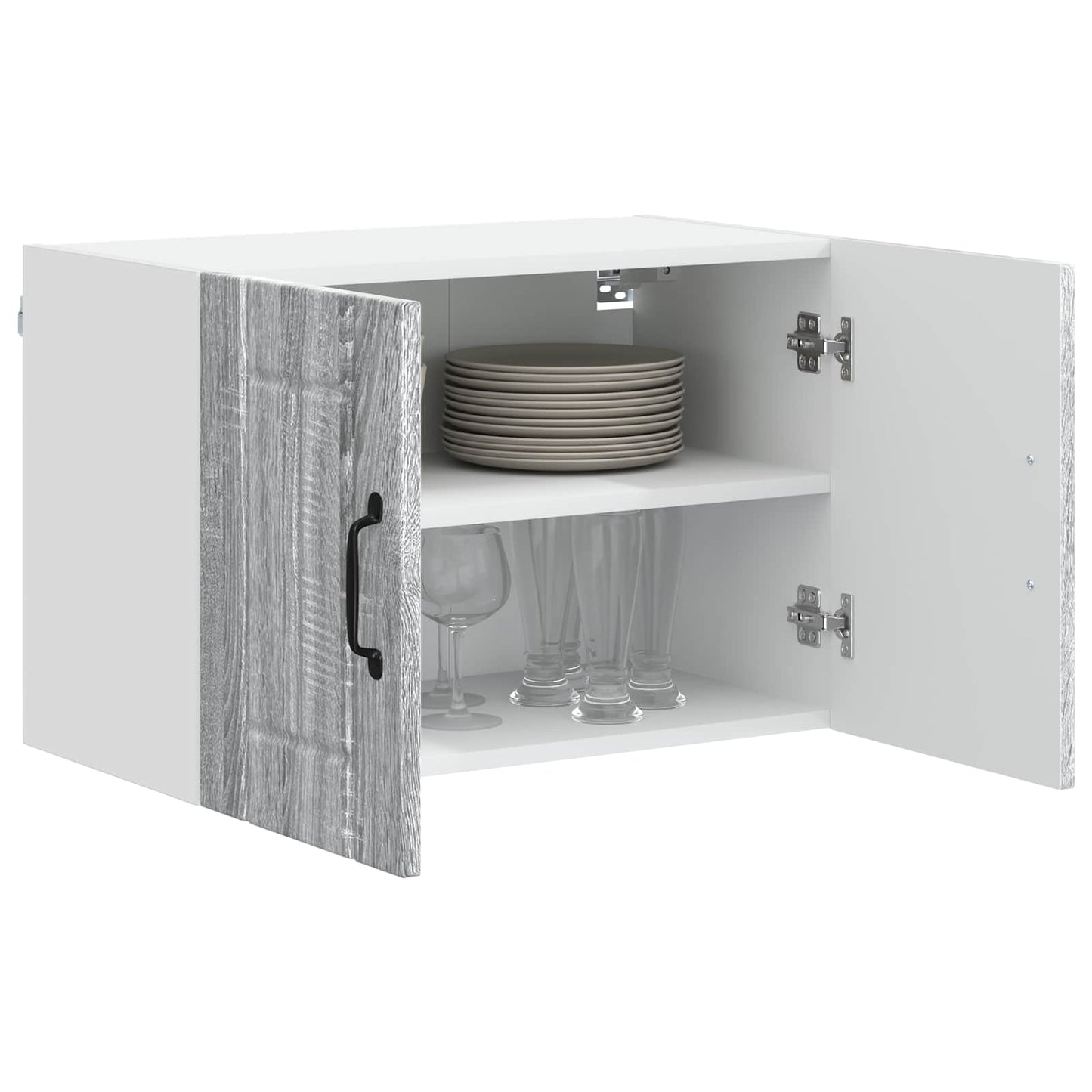 Wall Cabinet LUCCA 2 pcs Grey Sonoma 60 x 31 x 40 cm